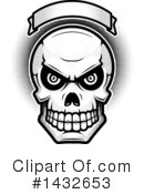Human Skull Clipart #1432653 by Cory Thoman