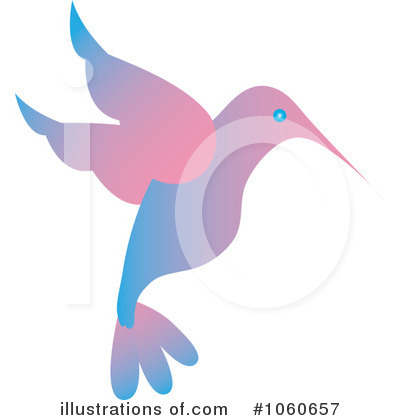 Royalty-Free (RF) Hummingbird Clipart Illustration by Pams Clipart - Stock Sample #1060657