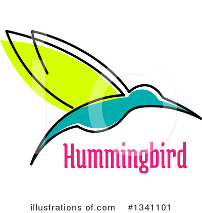 Royalty-Free (RF) Hummingbird Clipart Illustration by Vector Tradition SM - Stock Sample #1341101