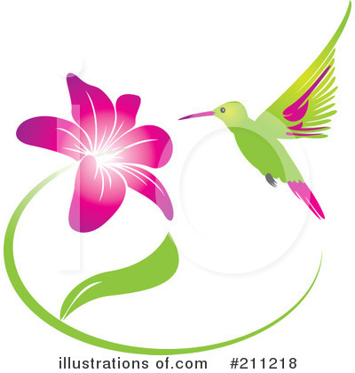 Hummingbird Logo Clipart #211218 by Eugene