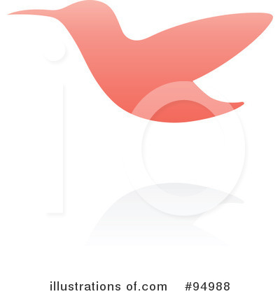 Royalty-Free (RF) Hummingbird Logo Clipart Illustration by elena - Stock Sample #94988
