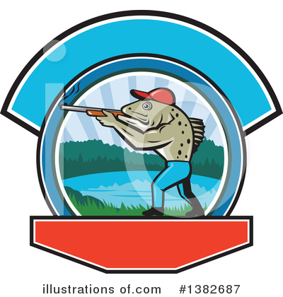 Fish Man Clipart #1382687 by patrimonio