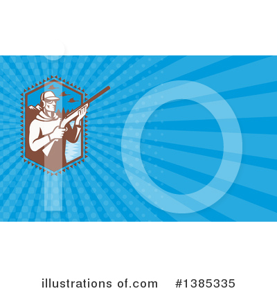 Royalty-Free (RF) Hunter Clipart Illustration by patrimonio - Stock Sample #1385335
