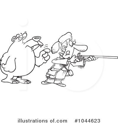 Royalty-Free (RF) Hunting Clipart Illustration by toonaday - Stock Sample #1044623