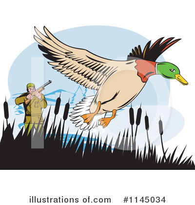 Royalty-Free (RF) Hunting Clipart Illustration by patrimonio - Stock Sample #1145034