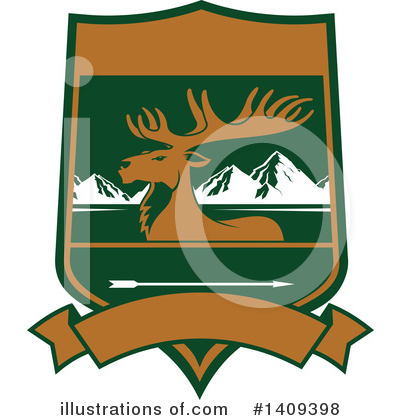 Elk Clipart #1409398 by Vector Tradition SM