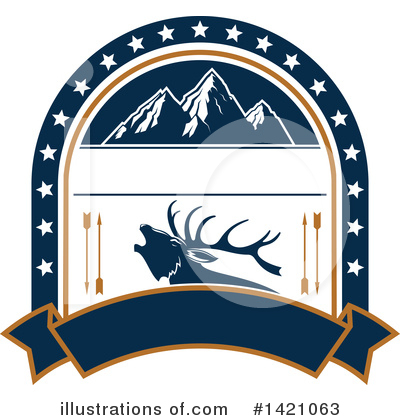 Elk Clipart #1421063 by Vector Tradition SM