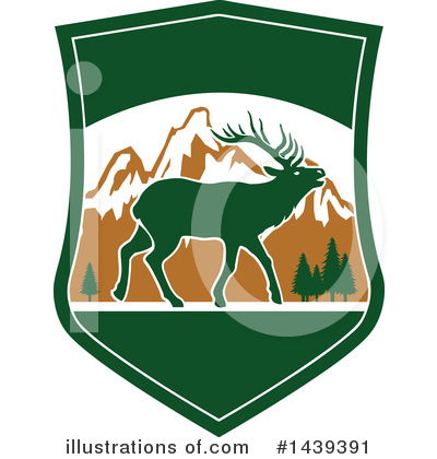 Elk Clipart #1439391 by Vector Tradition SM