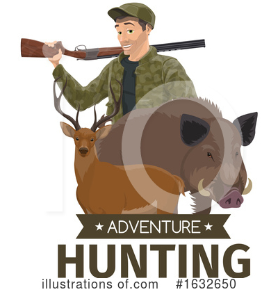 Hunter Clipart #1632650 by Vector Tradition SM