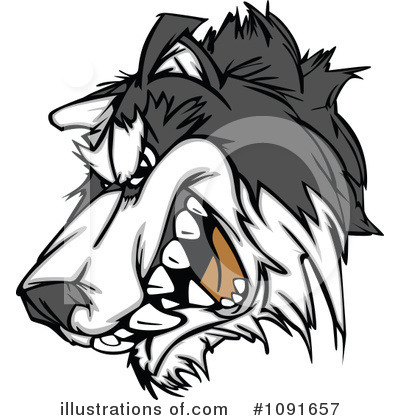 Royalty-Free (RF) Husky Clipart Illustration by Chromaco - Stock Sample #1091657