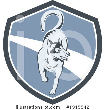 Royalty-Free (RF) Husky Clipart Illustration by patrimonio - Stock Sample #1315542