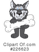 Husky Mascot Clipart #226623 by Mascot Junction