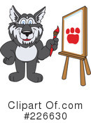Husky Mascot Clipart #226630 by Mascot Junction