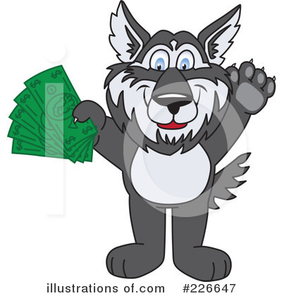 Husky Mascot Clipart #226647 by Mascot Junction