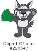 Husky Mascot Clipart #226647 by Mascot Junction