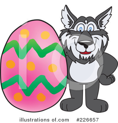 Husky Mascot Clipart #226657 by Mascot Junction