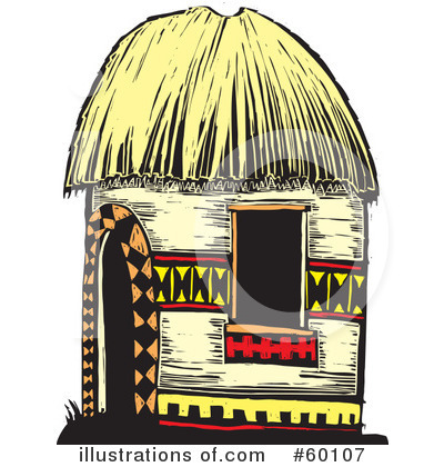 Royalty-Free (RF) Hut Clipart Illustration by xunantunich - Stock Sample #60107