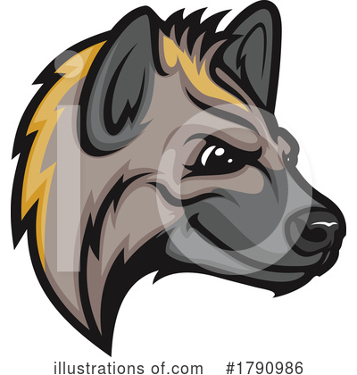 Hyena Clipart #1790986 by Vector Tradition SM