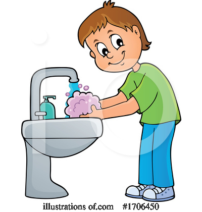 Hand Washing Clipart #1706450 by visekart