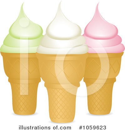 Royalty-Free (RF) Ice Cream Clipart Illustration by elaineitalia - Stock Sample #1059623