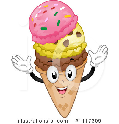 Royalty-Free (RF) Ice Cream Clipart Illustration by BNP Design Studio - Stock Sample #1117305