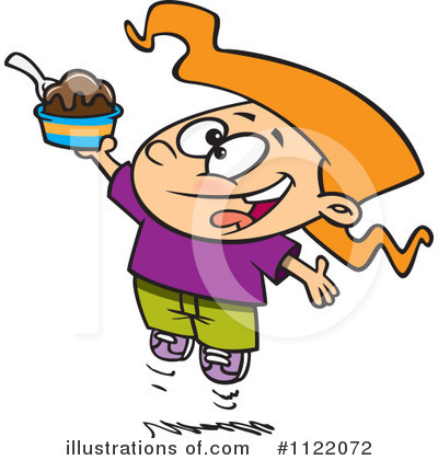 Royalty-Free (RF) Ice Cream Clipart Illustration by toonaday - Stock Sample #1122072