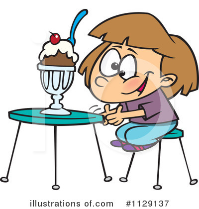 Royalty-Free (RF) Ice Cream Clipart Illustration by toonaday - Stock Sample #1129137