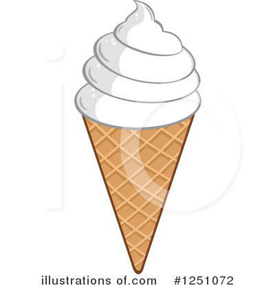 Royalty-Free (RF) Ice Cream Clipart Illustration by Hit Toon - Stock Sample #1251072