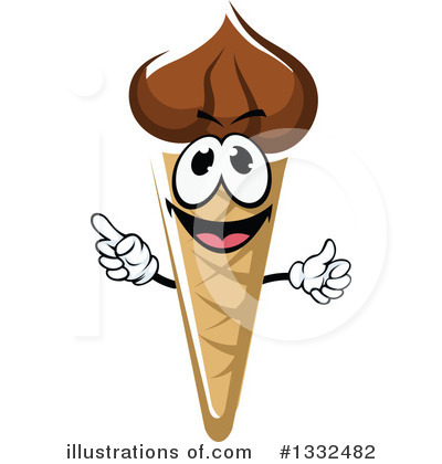 Frozen Yogurt Clipart #1332482 by Vector Tradition SM