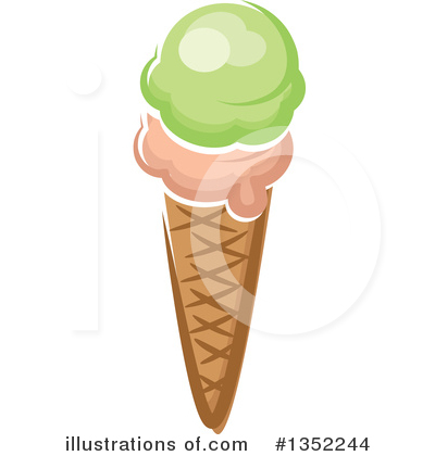 Royalty-Free (RF) Ice Cream Clipart Illustration by Vector Tradition SM - Stock Sample #1352244