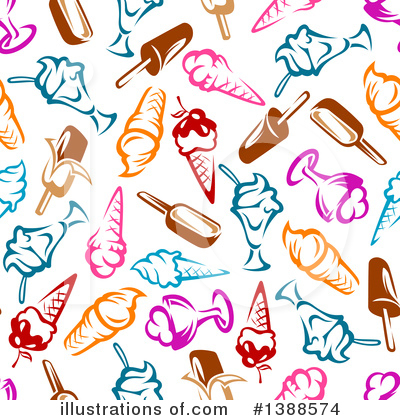 Royalty-Free (RF) Ice Cream Clipart Illustration by Vector Tradition SM - Stock Sample #1388574