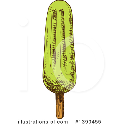 Popsicles Clipart #1390455 by Vector Tradition SM