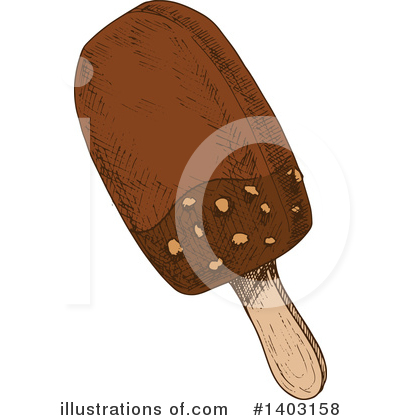 Royalty-Free (RF) Ice Cream Clipart Illustration by Vector Tradition SM - Stock Sample #1403158