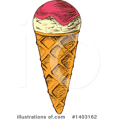 Royalty-Free (RF) Ice Cream Clipart Illustration by Vector Tradition SM - Stock Sample #1403162