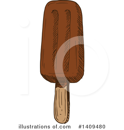 Royalty-Free (RF) Ice Cream Clipart Illustration by Vector Tradition SM - Stock Sample #1409480