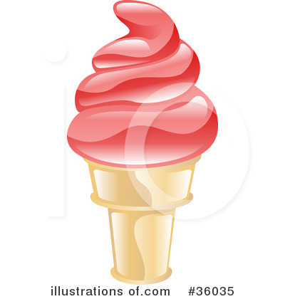 Royalty-Free (RF) Ice Cream Clipart Illustration by AtStockIllustration - Stock Sample #36035