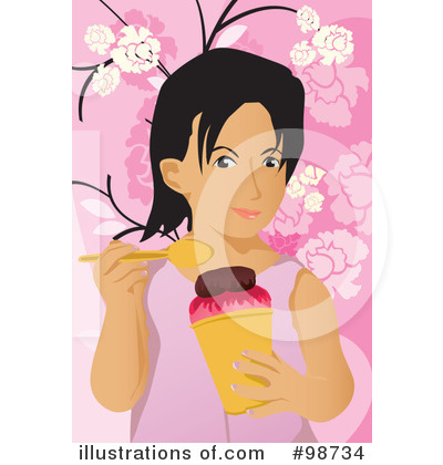 Royalty-Free (RF) Ice Cream Clipart Illustration by mayawizard101 - Stock Sample #98734