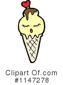 Ice Cream Cone Clipart #1147278 by lineartestpilot
