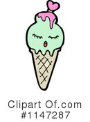 Ice Cream Cone Clipart #1147287 by lineartestpilot
