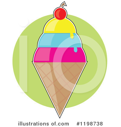 Ice Cream Clipart #1198738 by Maria Bell