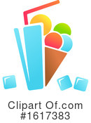 Ice Cream Cone Clipart #1617383 by Vector Tradition SM