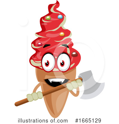 Royalty-Free (RF) Ice Cream Cone Clipart Illustration by Morphart Creations - Stock Sample #1665129