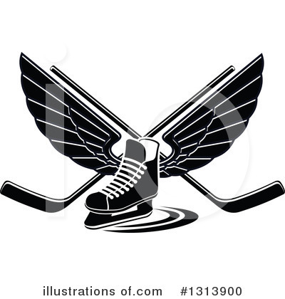 Ice Hockey Clipart #1313900 by Vector Tradition SM