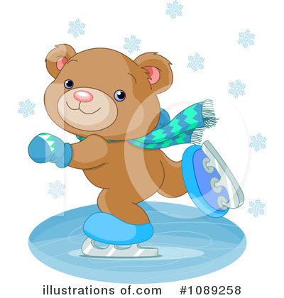 Ice Skating Clipart #1089258 by Pushkin
