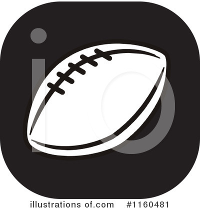 American Football Clipart #1160481 by Johnny Sajem