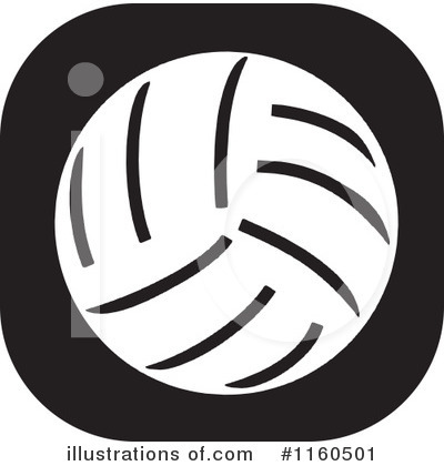 Volleyball Clipart #1160501 by Johnny Sajem