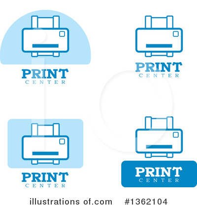 Printer Clipart #1362104 by Cory Thoman