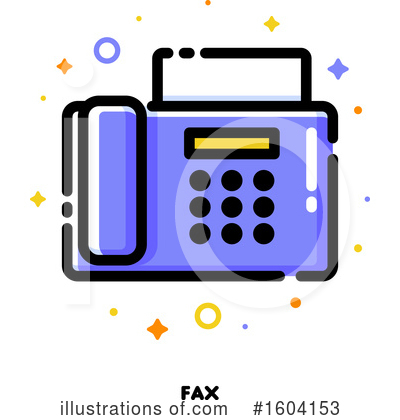 Fax Machine Clipart #1604153 by elena