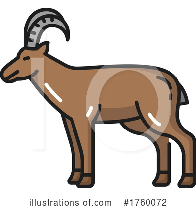 Goat Clipart #1760072 by Vector Tradition SM