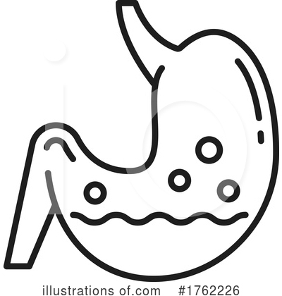 Stomach Clipart #1762226 by Vector Tradition SM